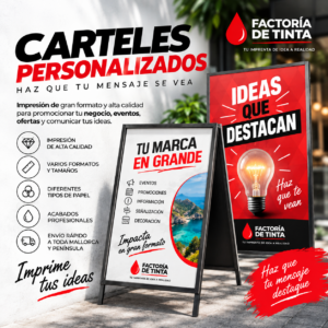 Carteles y pósters personalizados